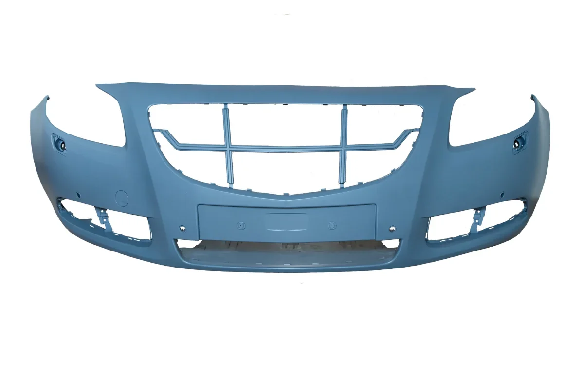 Replacement vehicle bumper cover used in collision repair